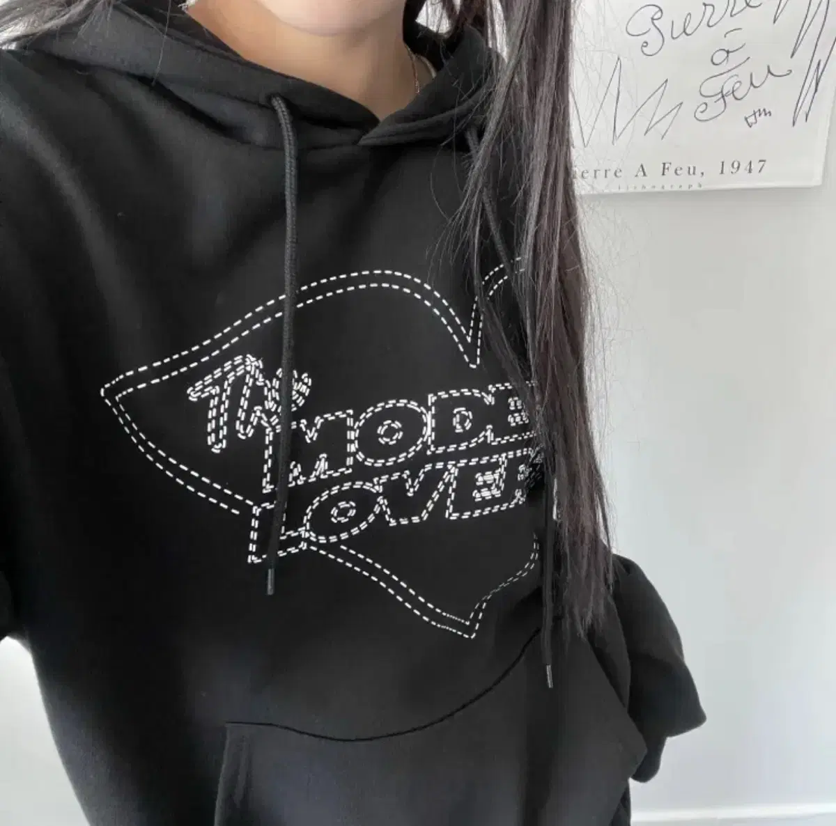 이지유니크 후드티 modern lovers hoodie